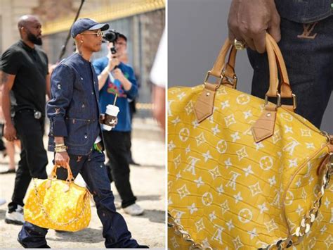 Pharrell Williams, la sua borsa gialla di Louis Vuitton da 1 milione 